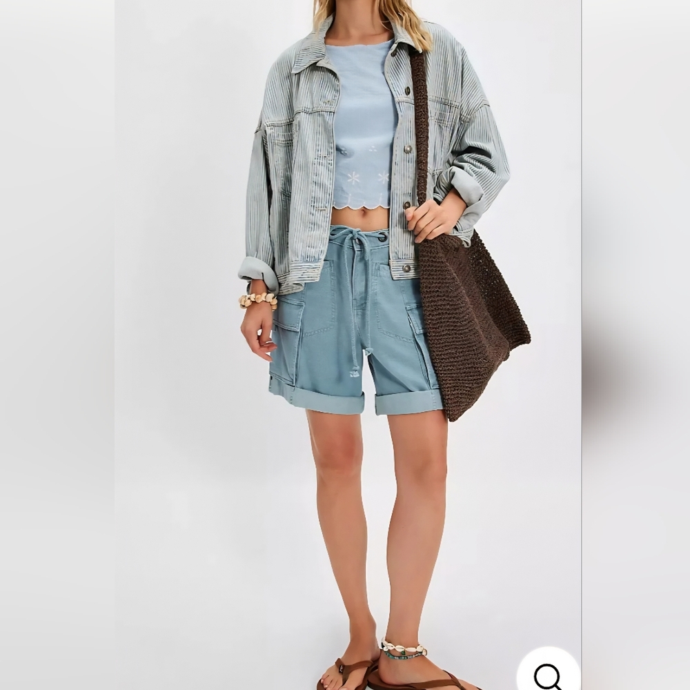 NWT Free People Frankie Washed Shorts Small